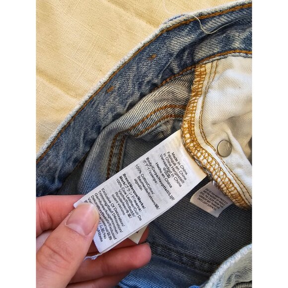 Madewell Light Wash Straight Perfect Vintage Jeans 24 - Picture 11 of 11